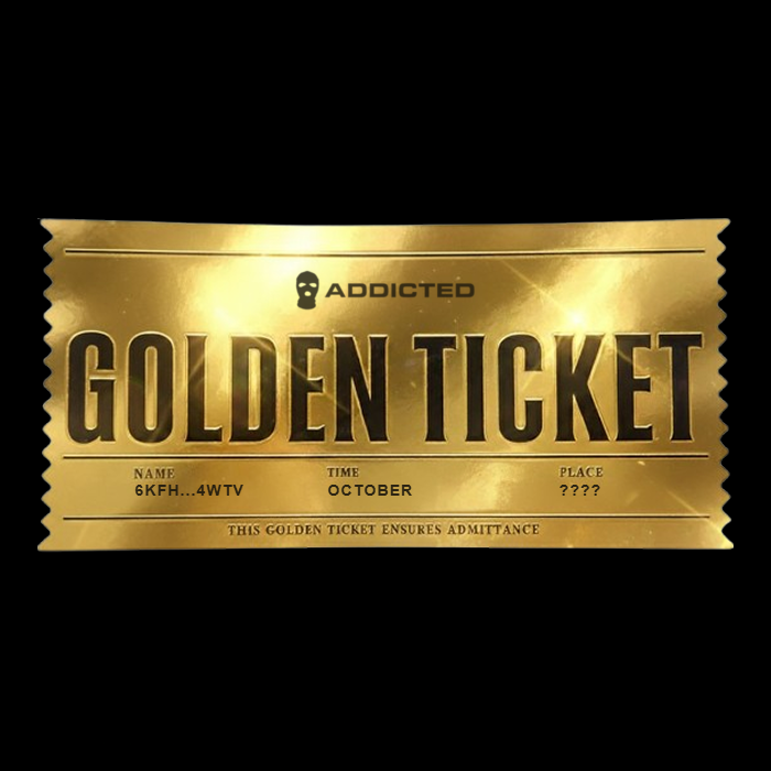 got my golden ticket for <a href="/addicteddotfun/">Addicted</a> season2

sig:uojKDp1H2vL6jzDWfmqFgocchDtAEmnoQZNQotjqTYFmEF2EJMh1ekHegG5KSUrREhyxiw3whvCbHHYvW25jnvMx