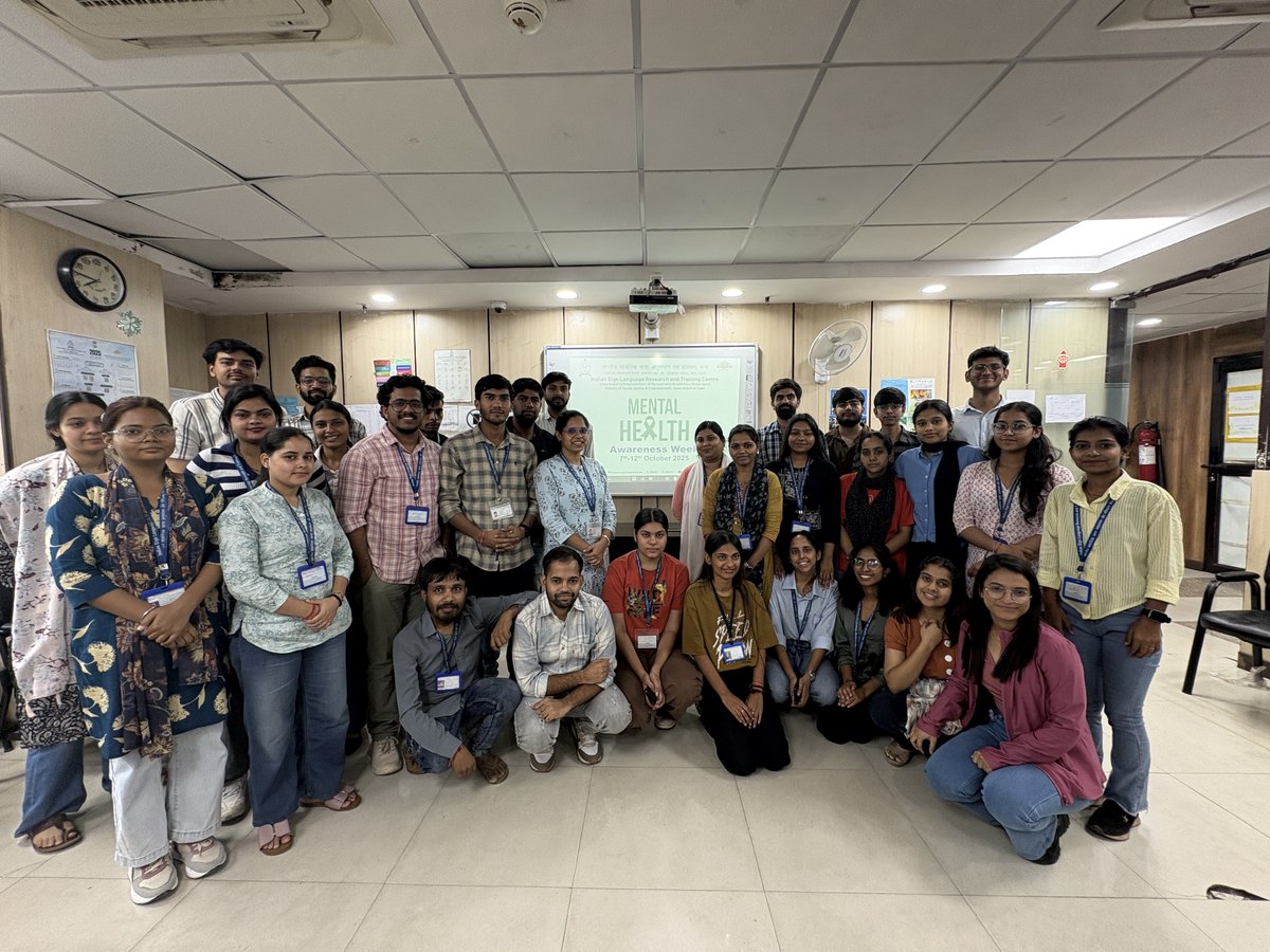 islrtc's tweet image. 🧠 ISLRTC students joined an open session for #MentalHealthAwarenessWeek!
They shared experiences, learned stress management, and embraced self-care.
It’s okay to not be okay 💚
#DeafCommunity #AccessForAll #MentalHealthMatters
