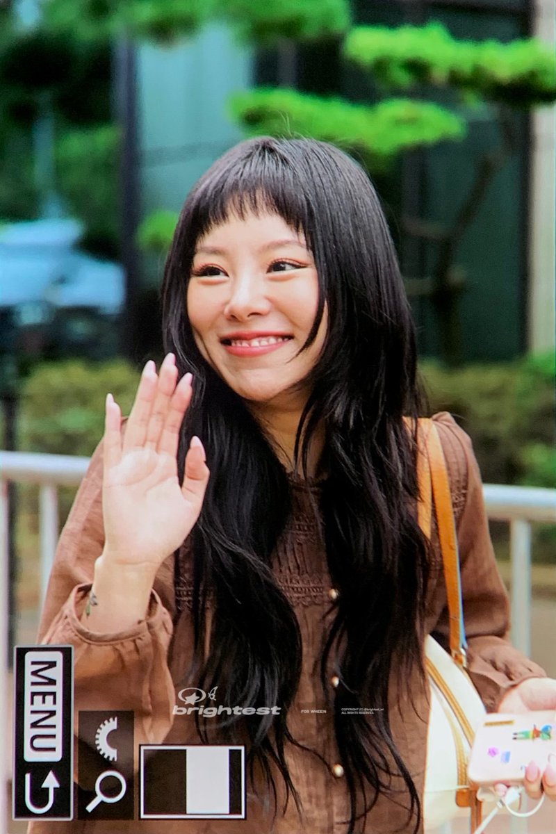 bye the bangs looks good on her