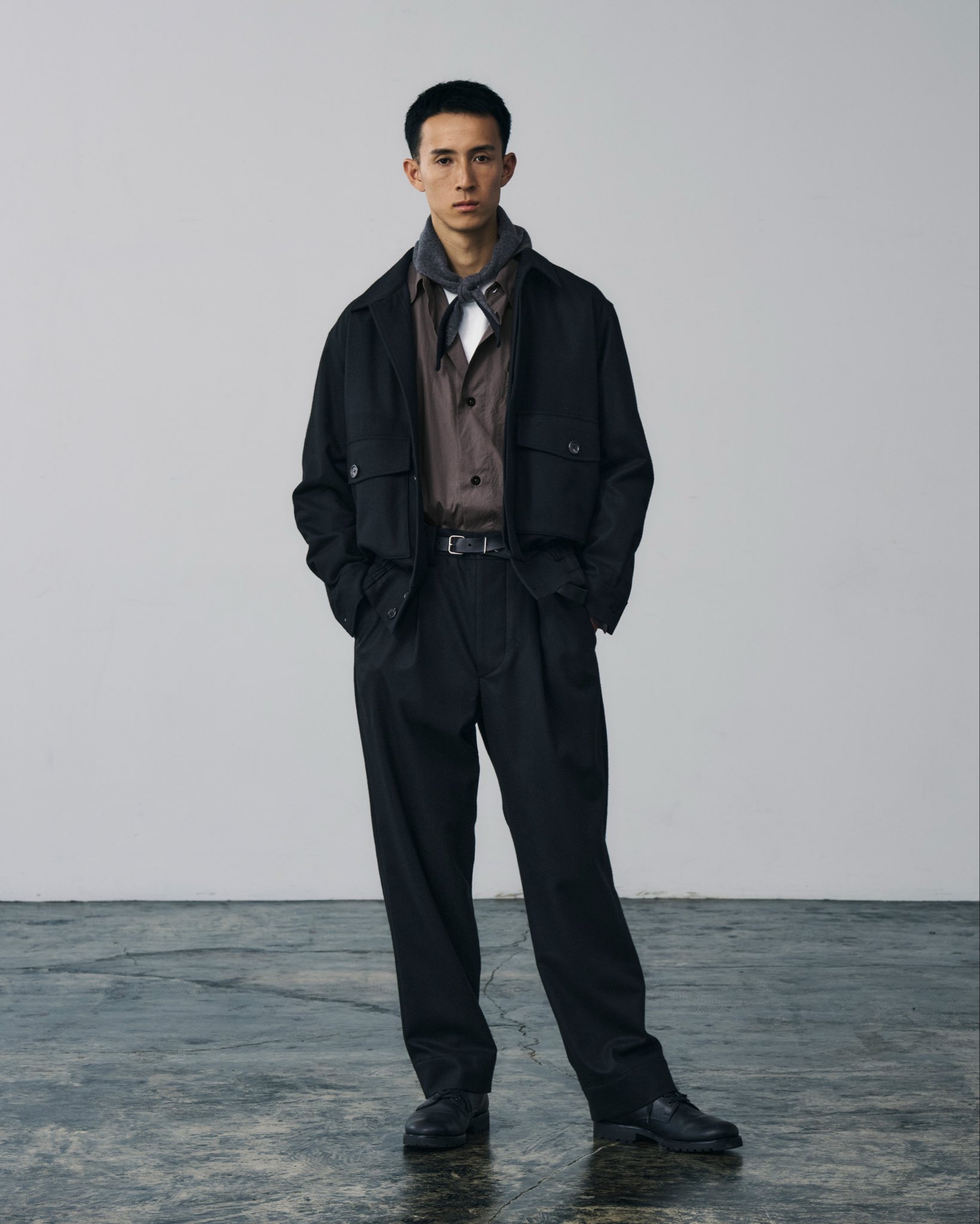 美品◎ margaret howell lovat マーガレットハウエル M マーガレットハウエル(MARGARET HOWELL)|L字ファスナー長財布