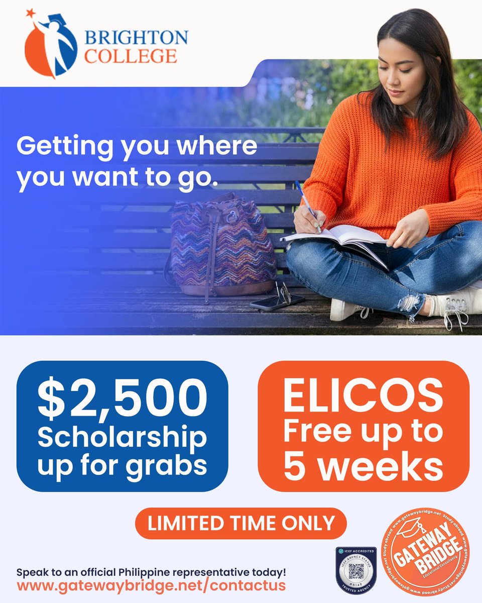 Now, reach out to us and see — we’ll show you how to maximize it.

gatewaybridge.net/contactus

#brightoncollege #studyinaustralia