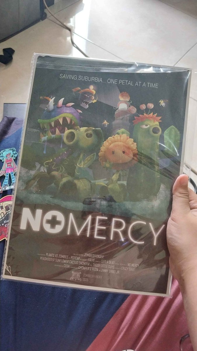 HEY YOU? DID YOU KNOW?
THE PLANTS VS ZOMBIES "NO MERCY" ART PRINT IS AVAILABLE AS A4 ART PRINT!!

Get it in #comipara5 THIS weekend!11!1!!1 There is only 7 STOCKED and will not be stocked again until my next event, so use your #INDONESIAN privelege and get it while you still can!