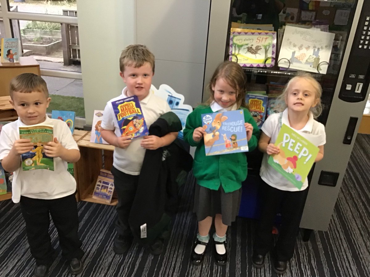 CaldiReception's tweet image. These four superstars have visited our vending machine to choose a book for filling in their home reading record.
@CaldiPrimary @LiftSchools @vianclark @nigel_whittle @mrsrmurad @MbroCouncil @centre_right_