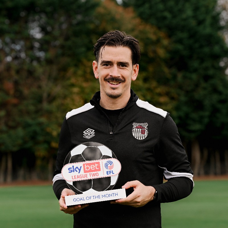 officialgtfc's tweet photo. 🥇 We are delighted to announce that Jamie Walker's long range screamer against Cheltenham Town has won @SkyBetLeagueTwo Goal of the Month! 

Congratulations, Walks! 👏

#GTFC