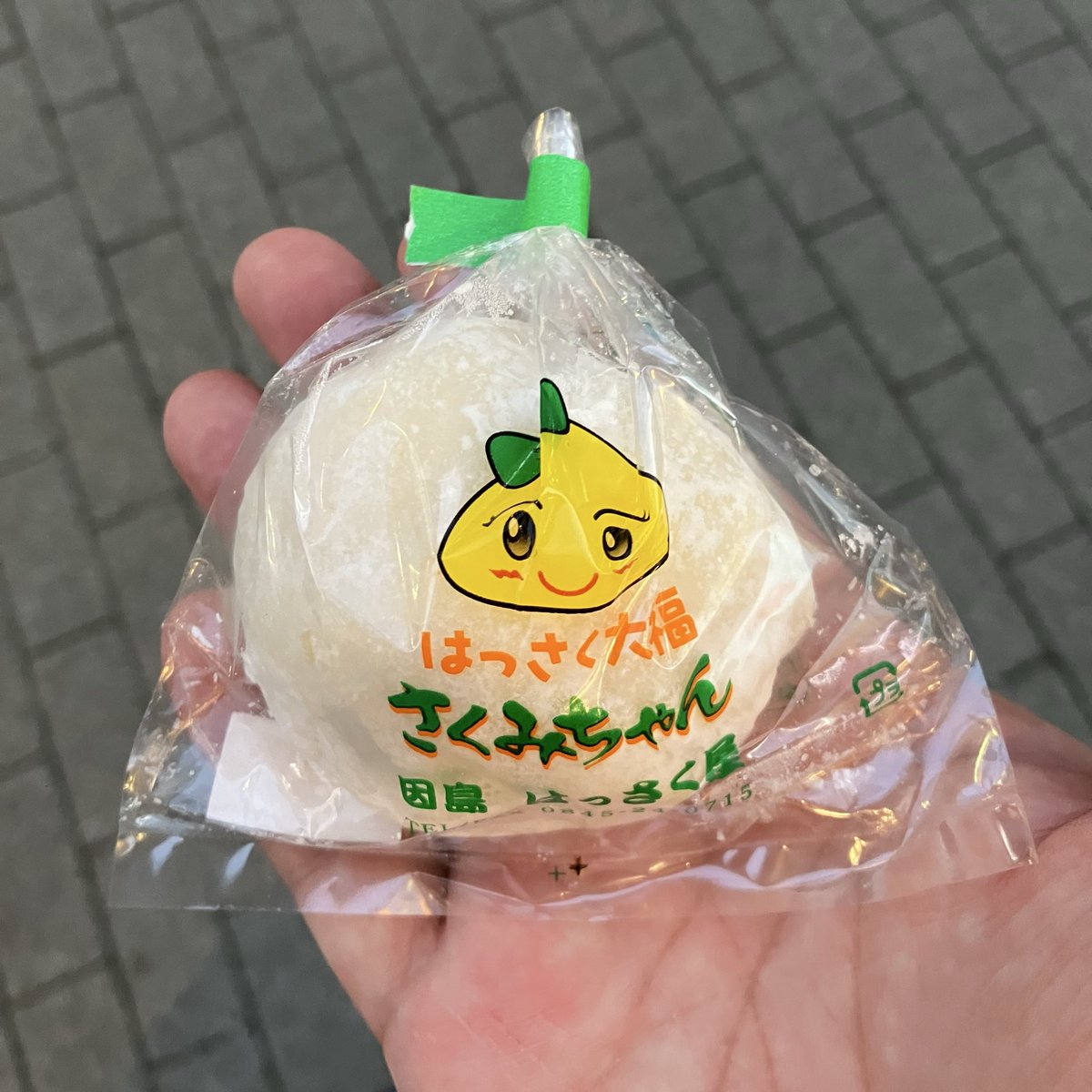 広島県のアンテナショップではっさく大福入手。 週末午後には売り切れ