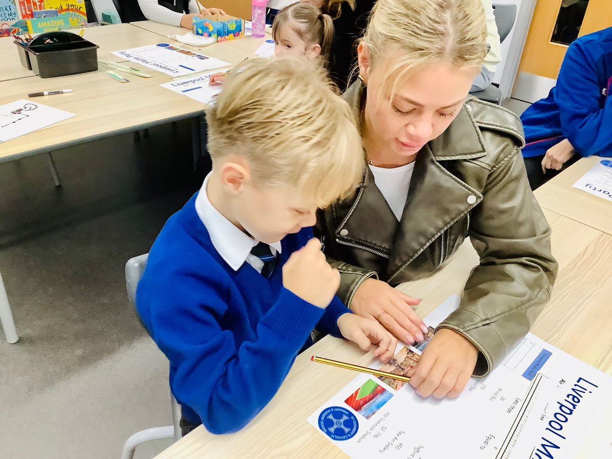 StCuthbertsPri's tweet image. Year 2 would like to say a huge THANK YOU to all of our families, who joined us for our Maths Breakfast this morning 🥐 We used our number skills to complete a quiz all about our city ❤️ #StCuthbertsMaths