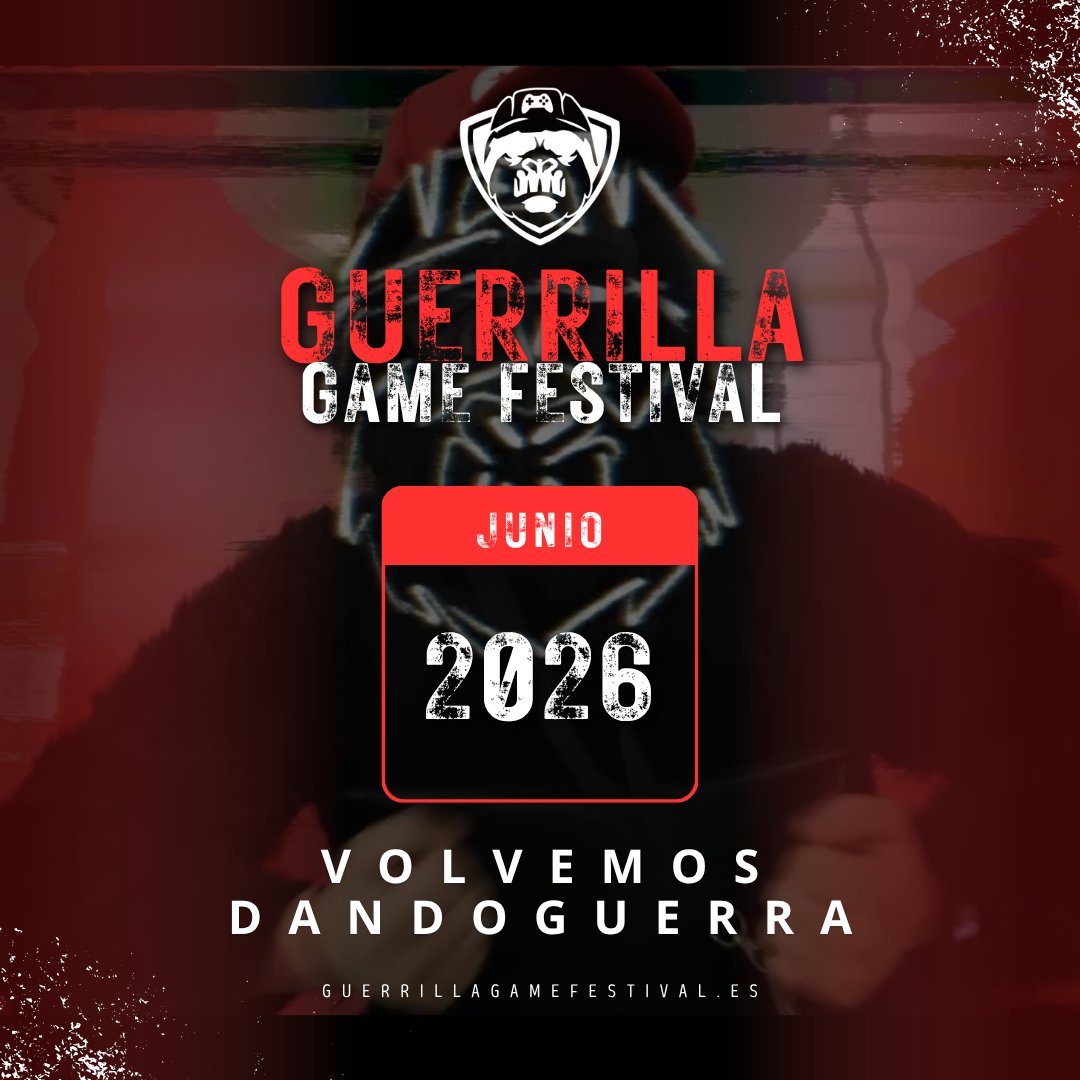 GGameFestival's tweet image. Volvemos dando guerra en junio 2026. Atent@s a nuestras redes 🐵💡. Iremos compartiendo más info y actualizaciones sobre esta nueva edición.