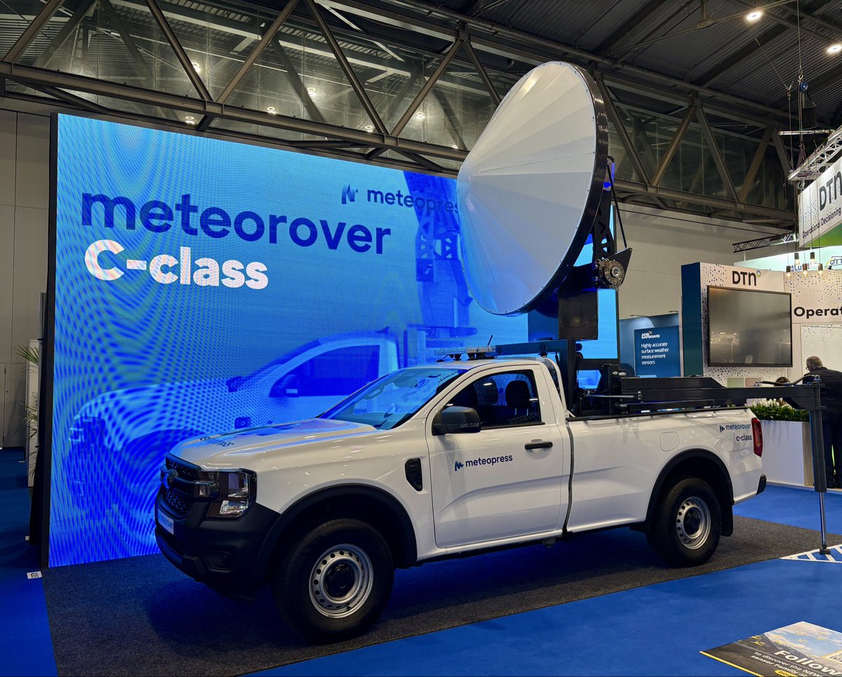 This week at <a href="/MetTechExpo/">Meteorological Technology World Expo</a>, we have introduced mobile C-band with 2.4m antenna 📡