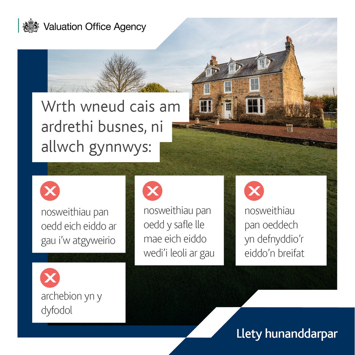 Perchnogion eiddo hunanddarpar 📢

Mae ein canllawiau bellach yn cynnwys enghreifftiau o nosweithiau nad ydynt yn cyfrif tuag at y meini prawf, gan ei gwneud hi’n haws cael eich cyfrifiad yn gywir y tro cyntaf.

Dysgwch fwy: gov.uk/guidance/apply…
