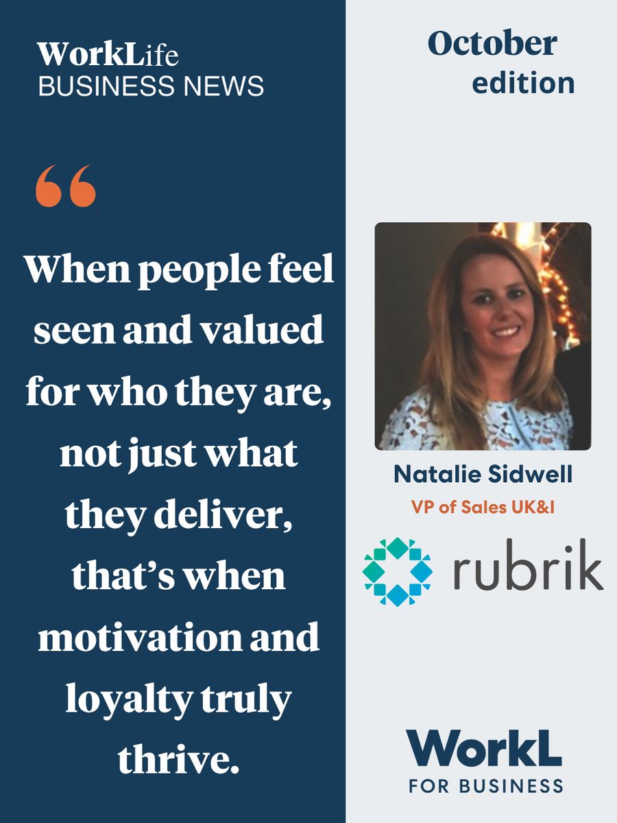 𝙍𝙚𝙘𝙤𝙜𝙣𝙞𝙩𝙞𝙤𝙣 𝙩𝙝𝙖𝙩 𝙩𝙧𝙪𝙡𝙮 𝙢𝙖𝙩𝙩𝙚𝙧𝙨! 💡

Natalie Sidwell of @rubikInc shares how personal recognition strengthens global teams in the Oct issue of WorkLife Business News.

Check it out 👇
flipsnack.com/workl/worklife…