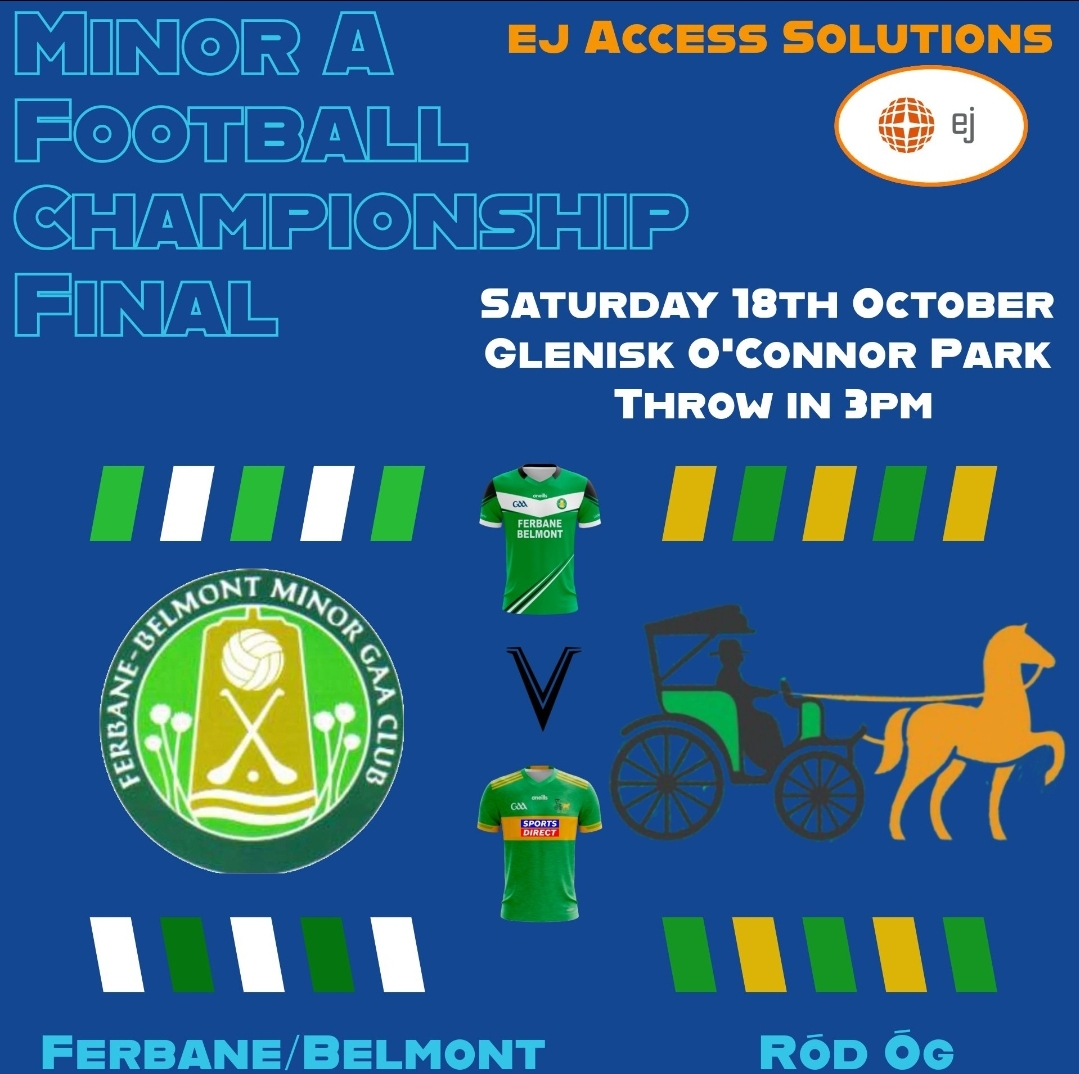 𝙈𝙞𝙣𝙤𝙧 𝘼 𝙁𝙤𝙤𝙩𝙗𝙖𝙡𝙡 𝙁𝙞𝙣𝙖𝙡
Get all the latest news on the Ferbane GAA app member.clubspot.app/club/ferbane-g…