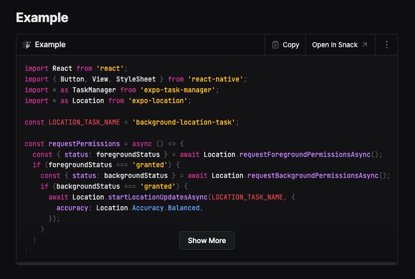 shanejones's tweet image. 🛠️ Use expo-task-manager + expo-background-task for deferred work
Need periodic background tasks? Use expo-task-manager + expo-background-task (or expo-background-fetch) to schedule deferrable JS tasks.
#ExpoDevTips 19/69
#reactnative #expo