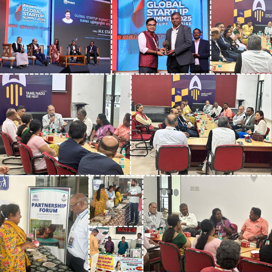 Honoured to join the “Building Sustainable Futures” Roundtable at the Global Startup Summit 2025 with SICCI–UNHCR.

Sri Lankan Tamil refugee foodpreneurs showcased their cuisine, promoting self-reliance and community empowerment.

#SICCI #UNHCR #GlobalStartupSummit #Foodpreneurs