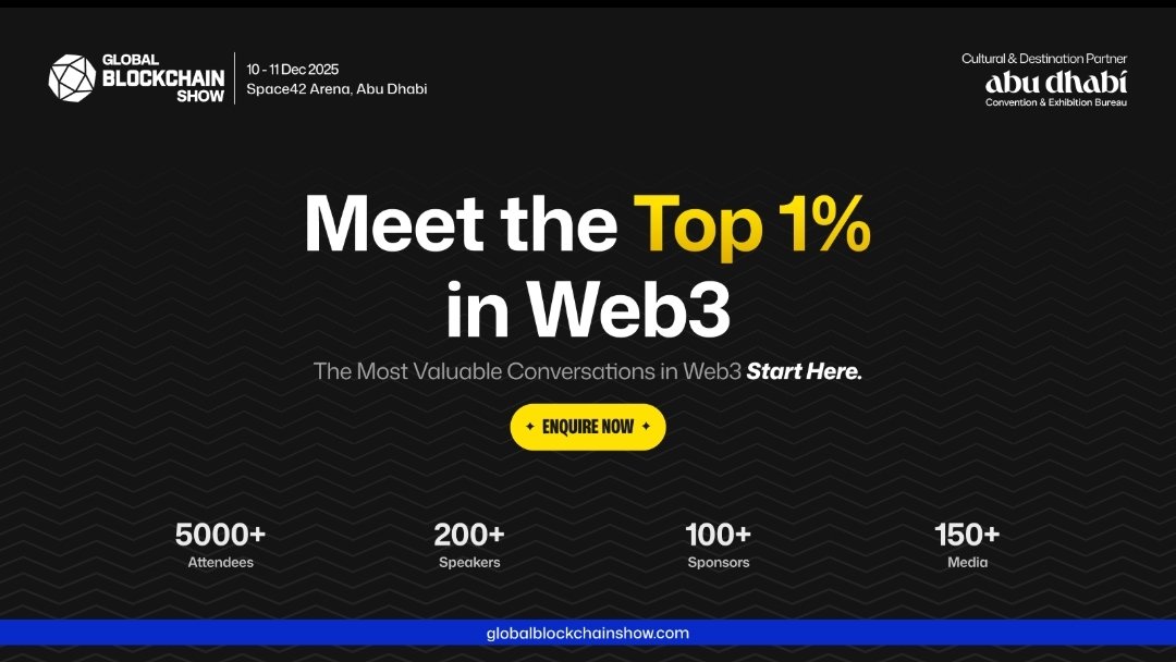 Key Difference Wire is an official media partner to:

The Global Blockchain Show 2025

Top Web3 heavyweights gather under one roof

📍 Abu Dhabi
🗓️ Dec 10–11

AI, DeFi, metaverse, regulation, all collide here.

See you there!