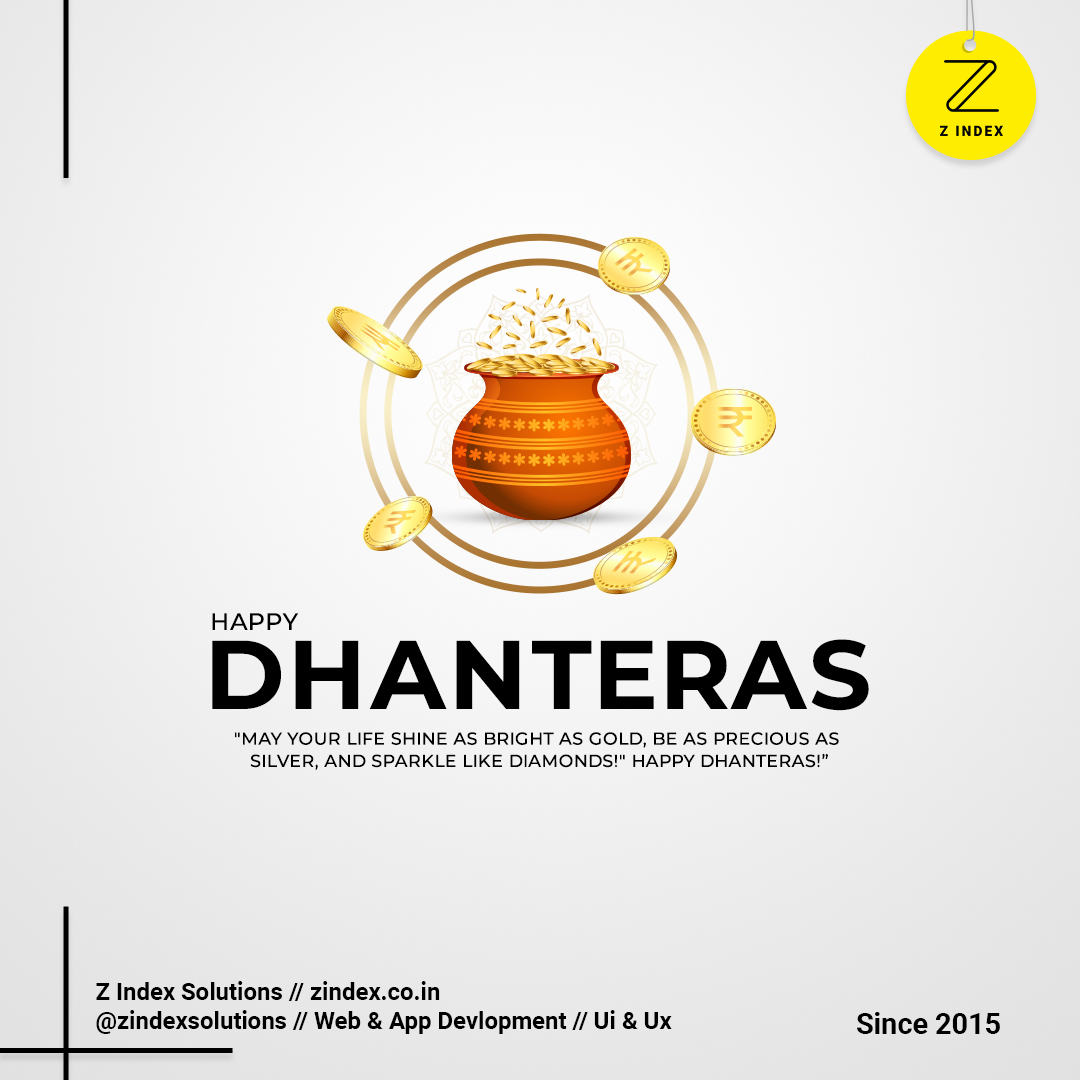 ZindexSolutions's tweet image. This Dhanteras, let’s celebrate not just the wealth we earn, but the value we create, through dedication, teamwork, and innovation. 

#ShubhDhanteras #FestiveSeason #TeamCelebration #SuccessAndGrowth #zindex #zindexsolutions