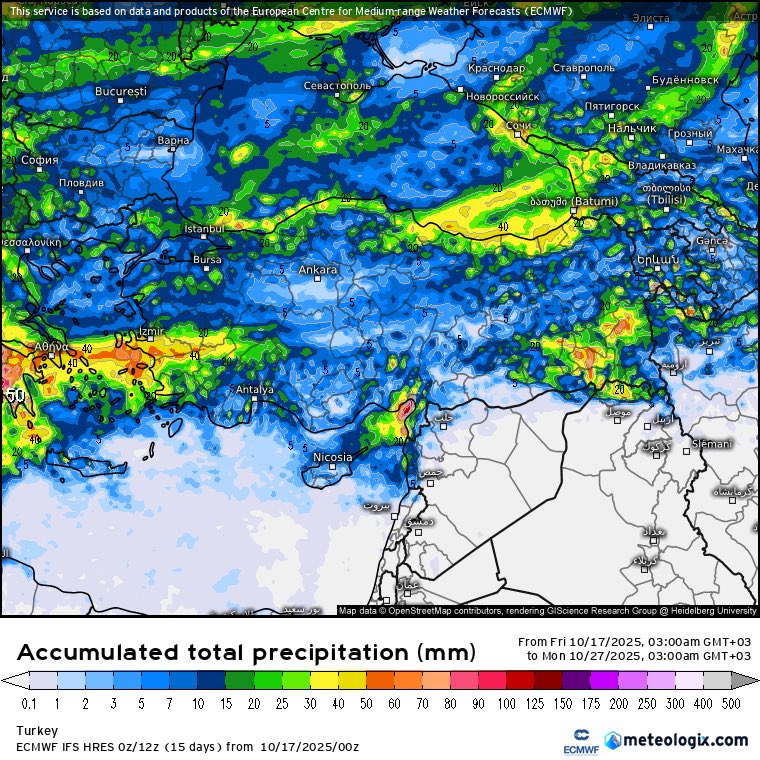 Önümüzdeki 10 günde de ciddi bir yağış beklentisi yok
Bursa’nın durum çok kötü
#havadurumu