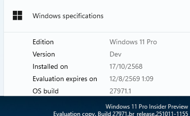 happy_malagor's tweet image. Windows 11 Insider Preview Build 27971 (Canary Channel)