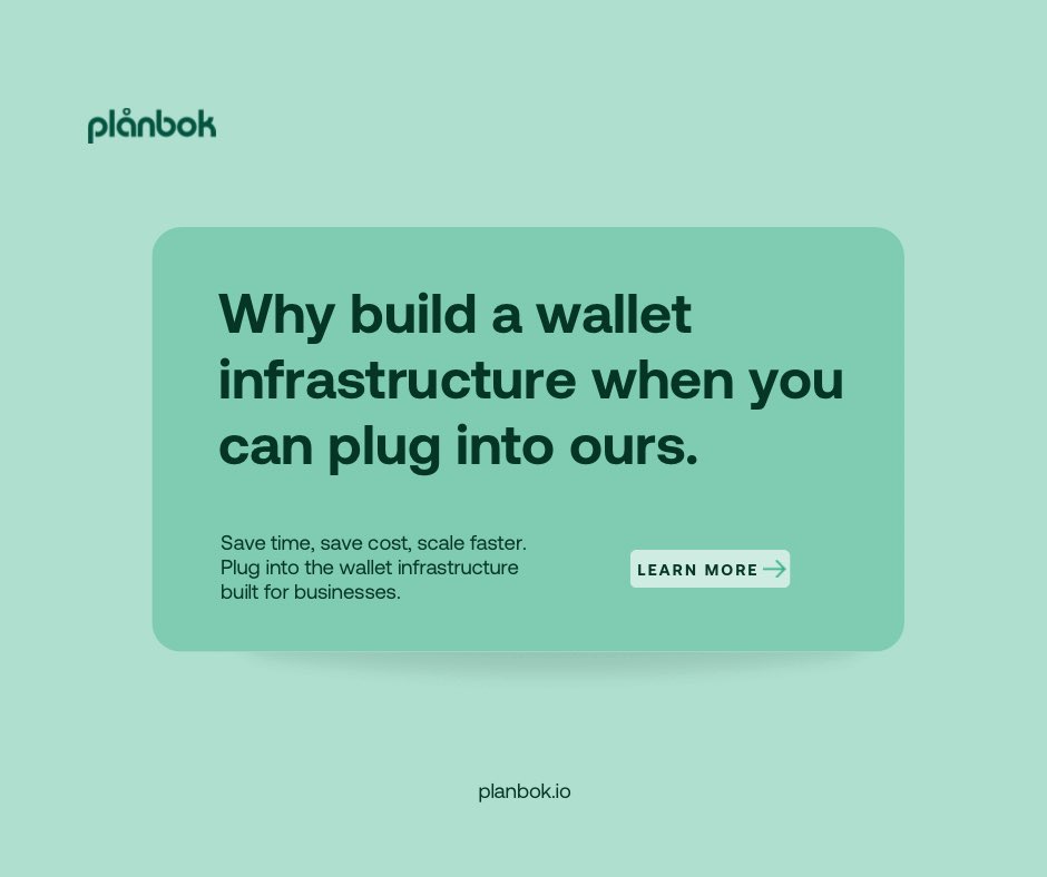 Planbok handles the wallet logic, key management, and multi-chain complexity so you can focus on your product.

Plug in. Launch faster. Scale easier.
#Web3 #Infrastructure #BlockchainInnovation