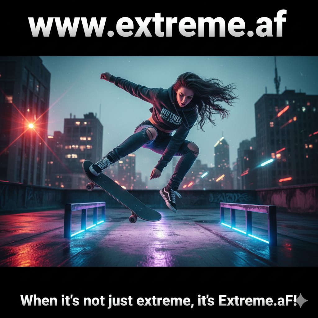 SuperDudePro's tweet image. Push the limits. Defy gravity. 🤘 

The electrifying domain extreme.af is now available! Ideal for action sports brands, adventure travel, high-intensity gaming, or any platform dedicated to pushing boundaries and living life on the edge. 

When it's not just…
