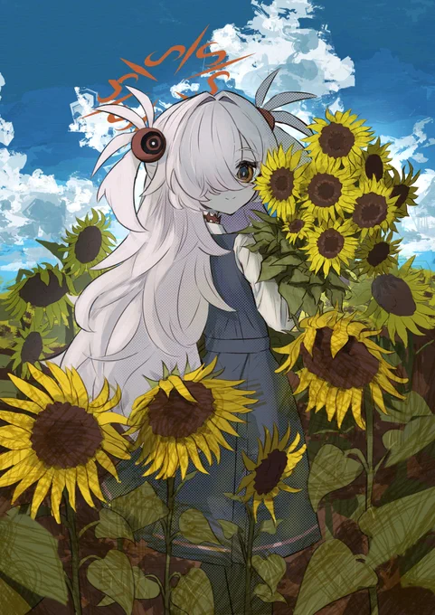 ひまわりとカノエ #ブルアカ #ブルーアーカイブ #BlueAchieve