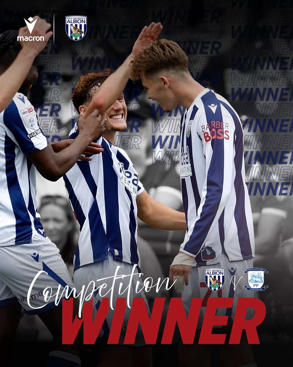 MacronWM's tweet image. Congratulations to our winner Michelle 🎉

Don’t forget to follow for more updates and offers!

#Baggies #WBA
