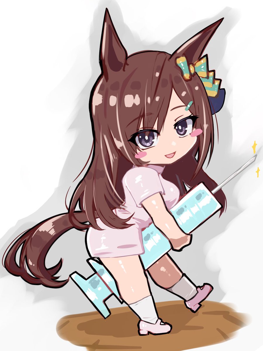 先日のやつのデフォルメ
#ウマ娘
#メジロドーベル