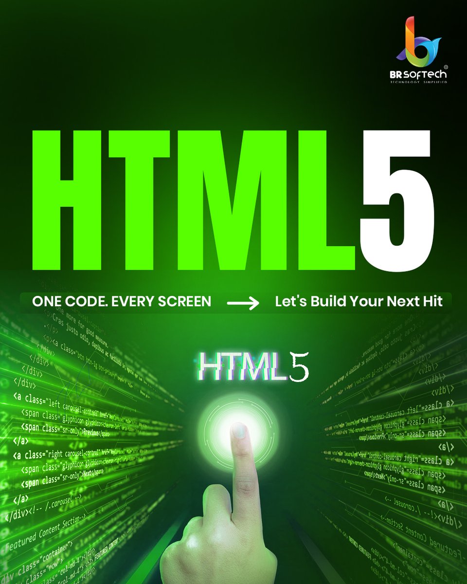 BR_Softech's tweet image. HTML5, Why build for one device when you can build for all?
With HTML5, your app or game works seamlessly across desktop, mobile, and tablet faster development, smoother experience, and endless possibilities.
➡️contact us on Whatsapp- +917821055537