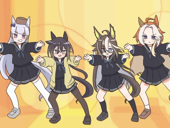 今朝のステゴらき☆すたっぽいって言われたから描いた