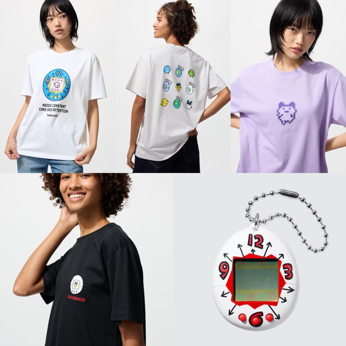 たまごっち　UNIQLOコラボ UNIQLO UT x たまごっち コラボコレクションが国内12月より発売