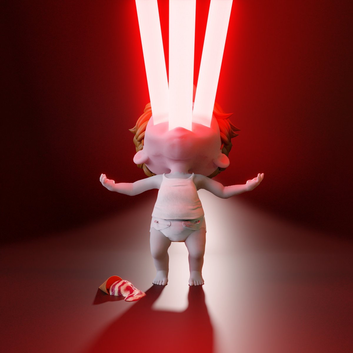 ProjectSomedays's tweet image. &quot;No Fury Like a Toddler Thwarted&quot;
#createwithclint 211 - &quot;Fury&quot;
Just a quick one this week 🥰
Model link in comments!
#b3d #blenderrender