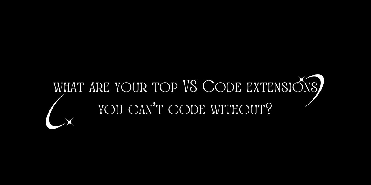 AJ_can_code's tweet image. Drop your must-haves 👇extensions