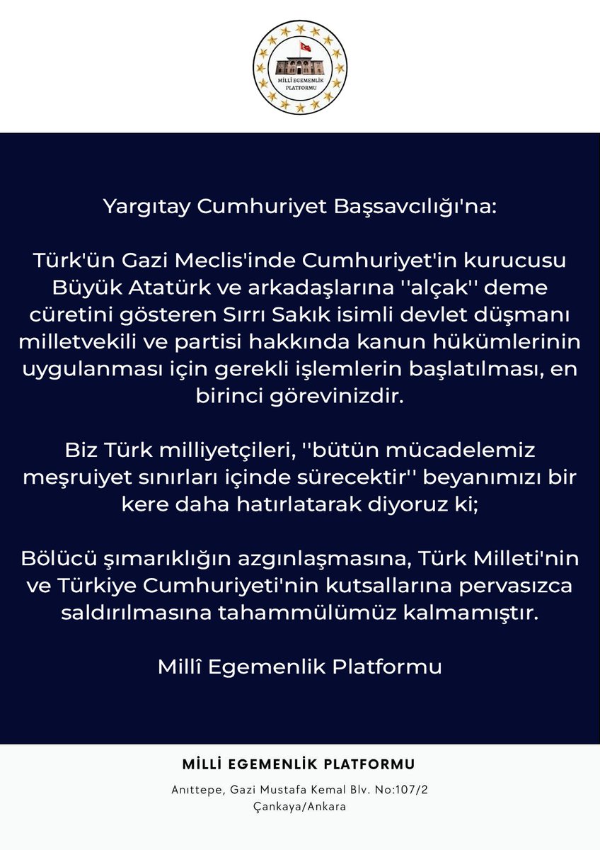 Millî Egemenlik Platformu (@meplatformu) on Twitter photo 