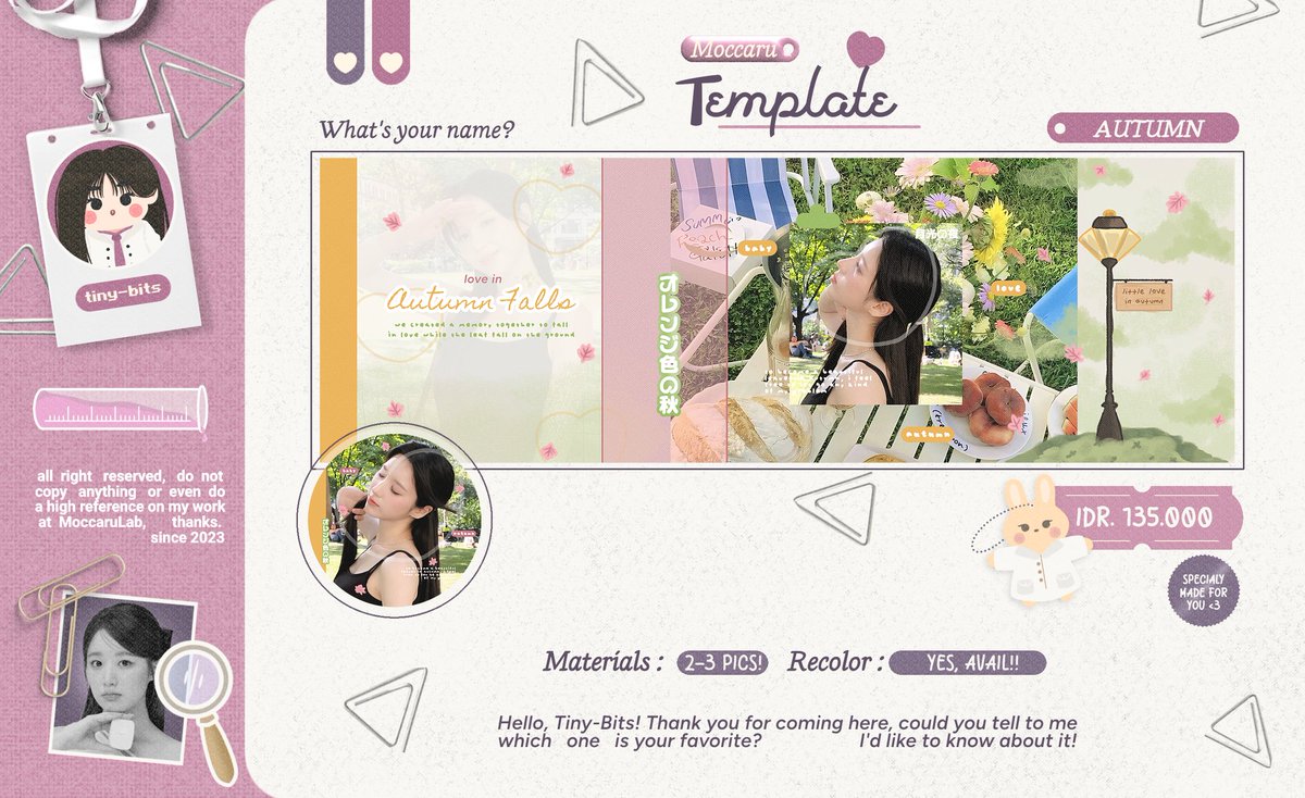 MoccaruLab's tweet image. RT will be very appreciated! ♡
Selamat sore teman-teman! Karena aku lagi BU banget, aku memutuskan buat jual semua katalog regular aku as template (ada 10). Untuk harga sudah tertera di pict nya, dan TnC nya silahkan cek dibawah yaa💖 #zonauang #zonaba