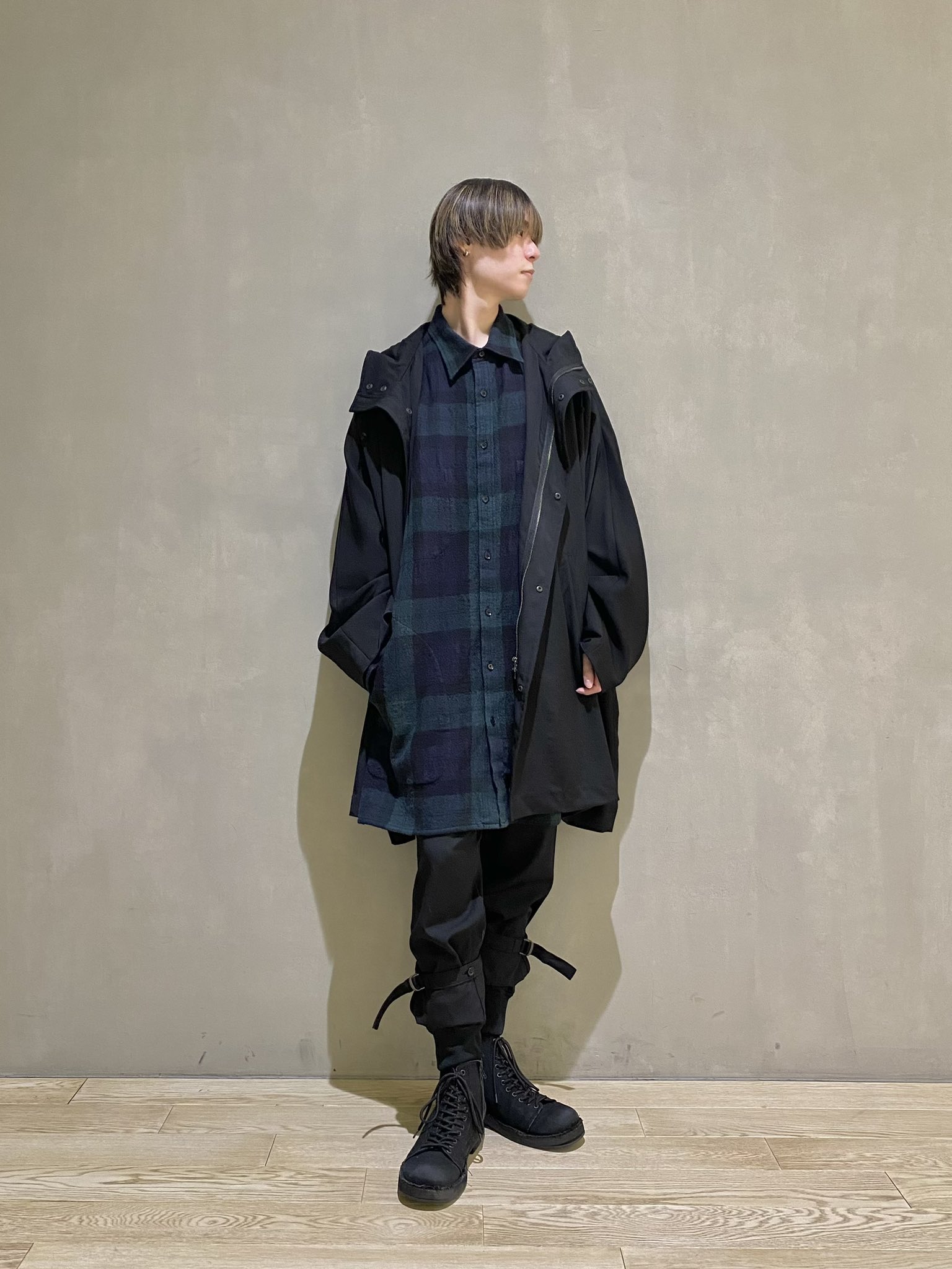 Ground Y チェックコート (ユニセックス) Ground Y チェックコート (ユニセックス) Ground Y チェック