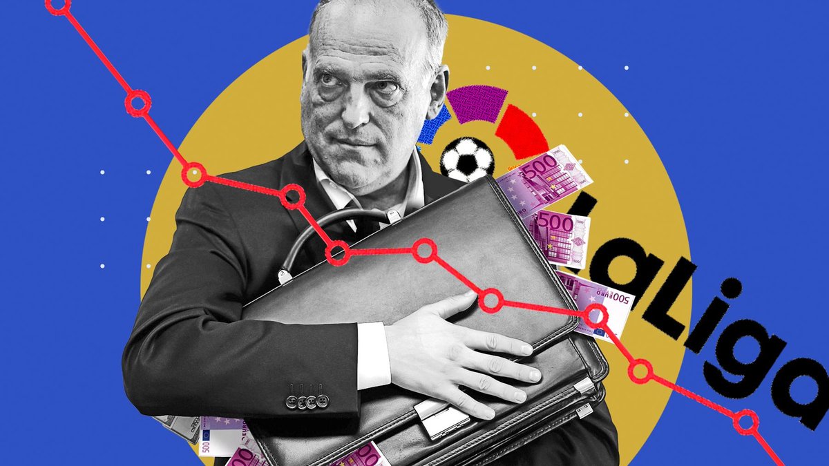 Publica <a href="/larazon_es/">La Razón</a> que el salario de Javier Tebas en <a href="/LaLiga/">LALIGA</a> se ha incrementado a 5,47 millones de euros al año

▪️El presidente accedió al cargo en 2013 criticando, al parecerle excesivo, que su antecesor en el cargo José Luis Astiazarán cobrase 395.000 euros