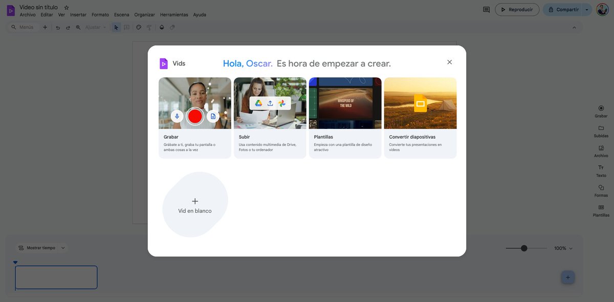 Creación de vídeos en Google Drive 😮
Has probado ya esta brujería?