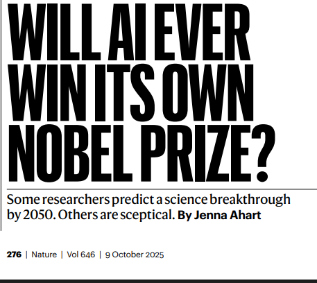 Yapay Zeka Nobel Ödülü Kazanabilir mi?  

Büyük İddia
2016'da Sony YZ CEO'su Hiroaki Kitano çılgın bir meydan okuma başlattı: Nobel Turing Meydan Okuması.

Hedef? 2050'ye kadar insan müdahalesi olmadan Nobel düzeyinde keşif yapabilen tam otonom bir yapay zeka bilim insanı