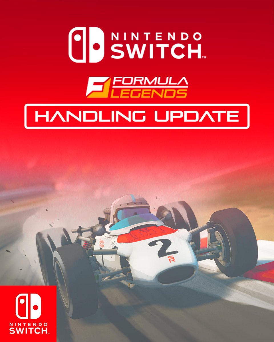 Patch - Formula Legends – Changelog  - Version 1.000.005 LIVE ON Nintendo Switch  -  Handling Updates And Fixes

#Patch #formulalegends #NintendoSwitch