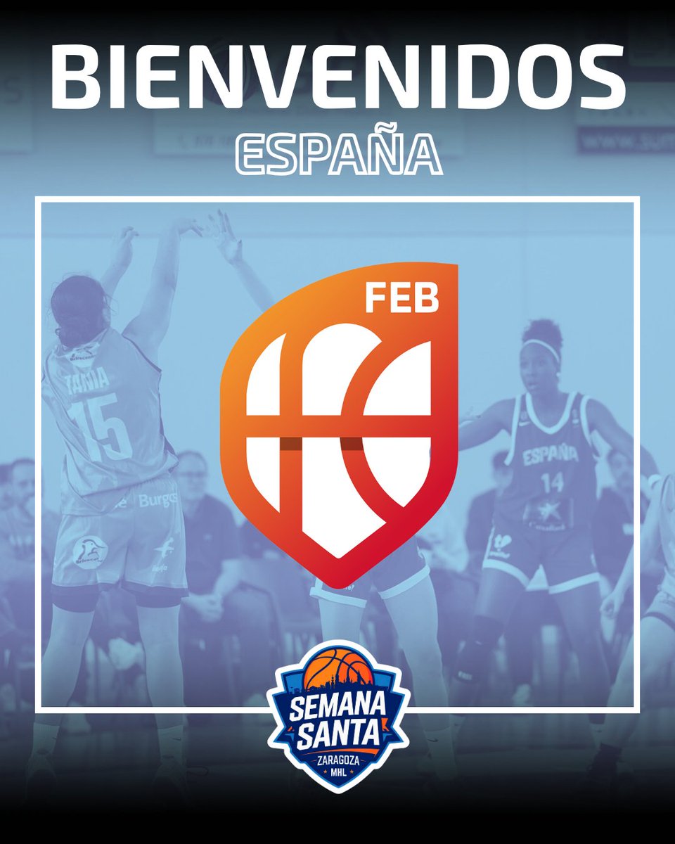 mhlsports's tweet photo. ¡Ya es una fantástica tradición! La SELECCIÓN ESPAÑOLA participará, un año más, en nuestro Torneo Internacional MHL Semana Santa Zaragoza

¡BIENVENIDOS/AS!👋

El torneo de referencia en el panorama nacional🔝

⛹️‍♀️⛹️‍♂️Categorías: Infantil, Cadete y Junior

ℹ️✍️https://t.co/djGe6glKZx https://t.co/5jpScyDHbZ