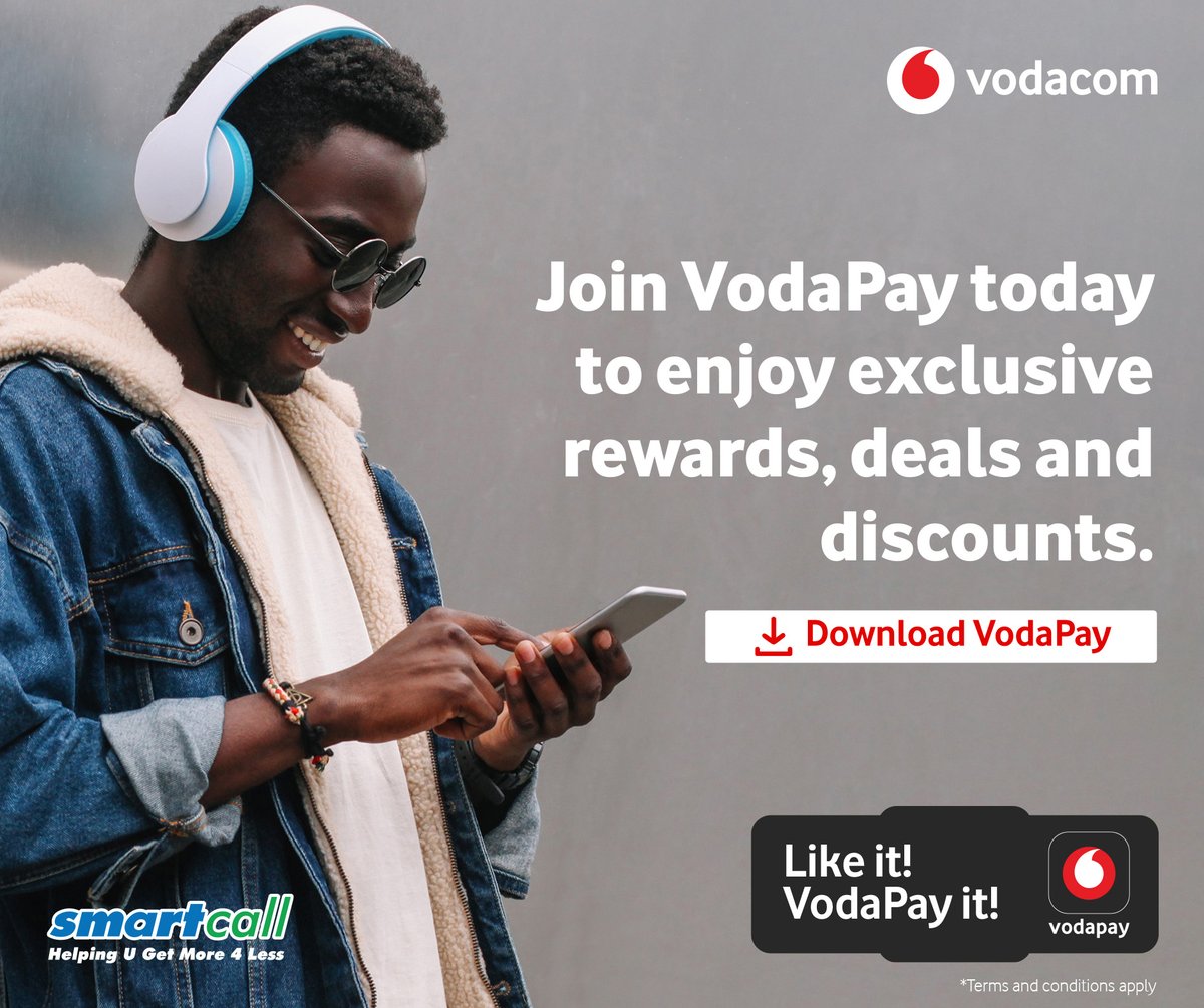 SmartcallVSP2's tweet image. Smartcall customers get the best deals🤩  

You could get a 1GB Vodacom data bundle valid for 7 days for R21. Use the VodaPay App to find more offers made just for you!   
TC&apos;s apply    #GetMore4Less #BestDeals