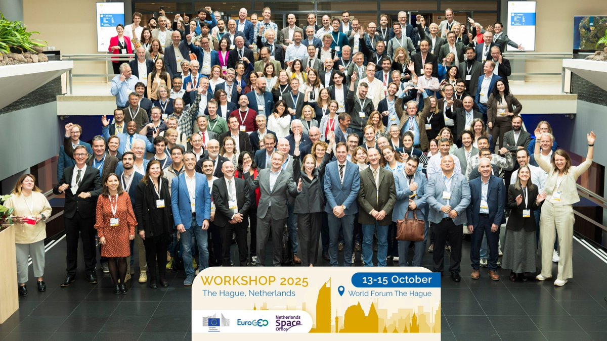 EuroGEO_eu's tweet image. #EGW25 – mission accomplished- thanks to you!
3 days of knowledge exchange and productive dialogues, collaboration, and action toward advancing Earth Intelligence in Europe and beyond. 🤝
@NLSpaceOffice @EU_Commission