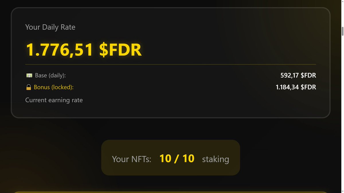 Research | ποΈβπ¨οΈ.... (@allooae) on Twitter photo Wen Somnia Point Boost?
Can't wait for <a href="/simfounder/">Founder Simulator</a> to announce, if confirmed the NFT price will grow strongly.
Probably the highest with 555 NFTs in @somnia_network's booster scheme.
β‘οΈGet your NFT here: opensea.io/collection/fouβ¦
β‘οΈStake and share 1,000,000 $FDR every month Wen Somnia Point Boost?
Can't wait for <a href="/simfounder/">Founder Simulator</a> to announce, if confirmed the NFT price will grow strongly.
Probably the highest with 555 NFTs in @somnia_network's booster scheme.
β‘οΈGet your NFT here: opensea.io/collection/fouβ¦
β‘οΈStake and share 1,000,000 $FDR every month