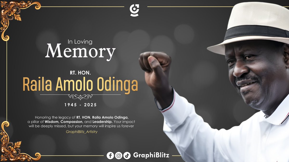 GraphiBlitz's tweet image. CREATIVE ALCHEMY.BRILLIANT DESIGNS. GRAPHIC ARTISTRY 

Contact us Today! 
Call/WhatsApp &amp;amp; Telegram: +254710 842032
Email: graphiblitz@gmail.com 

#LegacyLivesOn #HonoringALegend #RailaOdinga #GraphiBlitzTributes