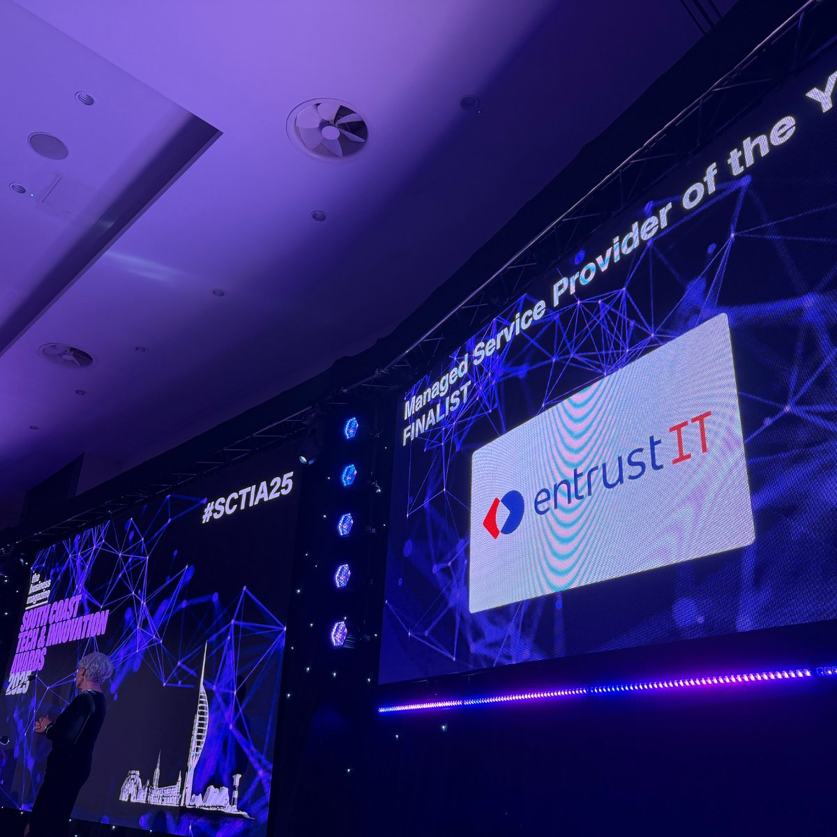 EntrustIT's tweet image. 🏆 Proud moment for the team — entrustIT has been named Managed Service Provider of the Year at the South Coast Tech &amp;amp; Innovation Awards!

Huge thanks to the organisers, sponsors, and our brilliant team and clients who made it possible.

#SCTIA25 #MSPoftheYear #MSP #UKTech