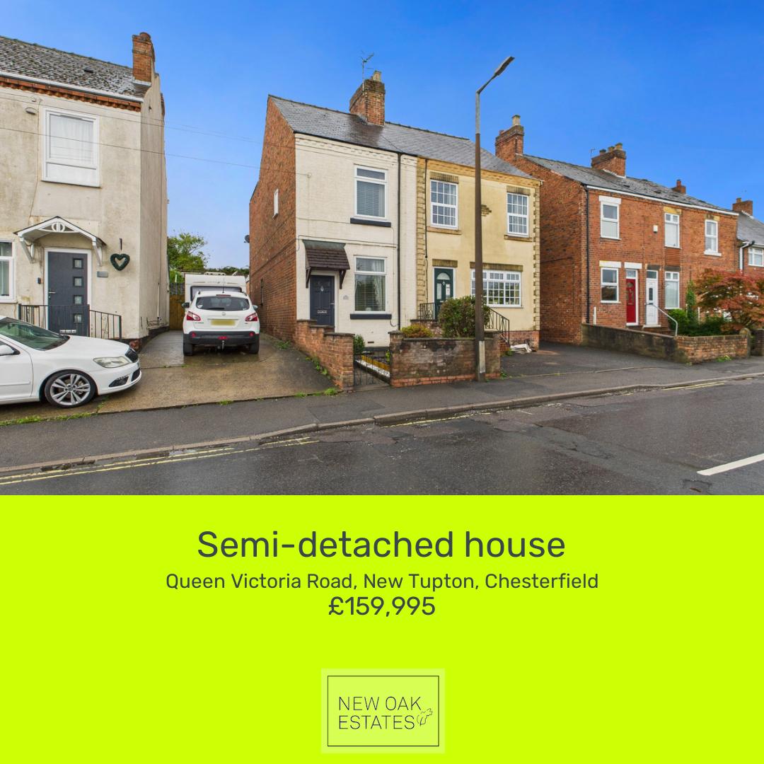 🏡 Semi-detached house on Queen Victoria Road  
🛍️ Close to local amenities  
🌳 Access to countryside nearby   

psh.pt/2ru87ut3

📧 info@newoakestates.co.uk
📞 01246 211646