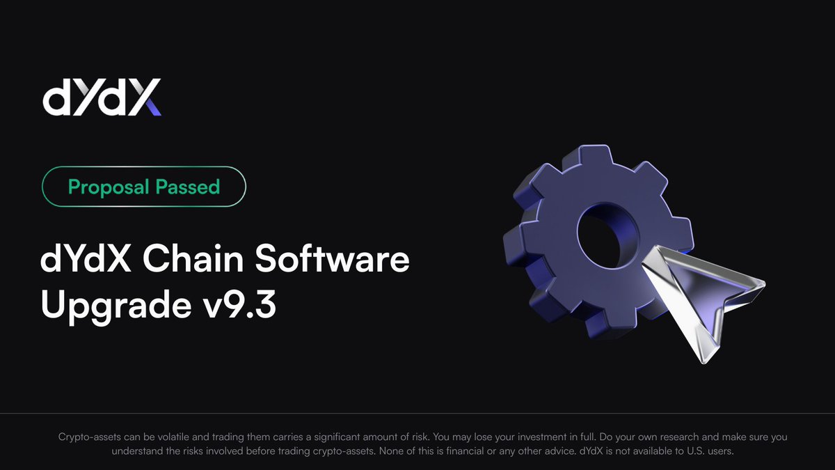 dYdX Foundation tweet media