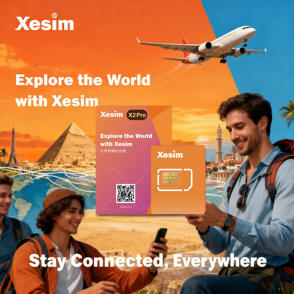 xesimcc's tweet photo. 🌍 Traveling abroad? Need multiple numbers?
With Xesim Card, you can switch global data plans anytime.
Perfect for travelers, students, and digital nomads.
Stay connected, anywhere you go.
🌐 https://t.co/ID4L1DQM3z
#Xesim #eSIM #GlobalTravel #DigitalNomad https://t.co/J8vbU28GyP