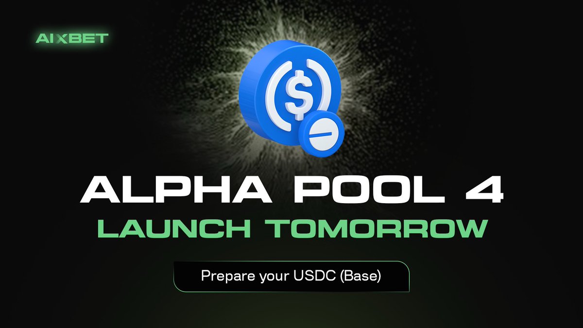 aixbet_ai's tweet photo. 🧭 Are you ready for Alpha Pool 4?

The wait is almost over. Alpha Pool 4 brings a risk-curated trading powered by anonymized alpha feeds on @Polymarket

Get yourself ready :
 
-Visit out https://t.co/XmO9wEHTCw 
-Lock your $AXB token and get at least 100,000 Points.
-Prepare at least 100 USDC and maximum 10,000 USDC (base) for participation.

Profit Sharing Mechanism
• 70% Profit distributed pro-rata to pool capital owner.
• 20% Profit to $AXB lockers (weighted by points)
• 10% Profit to AixBet treasury for R&D & LP growth

Slots are first-come, first-served.
Secure your points now : https://t.co/uHPyxrnk3p

More details will be shared soon!