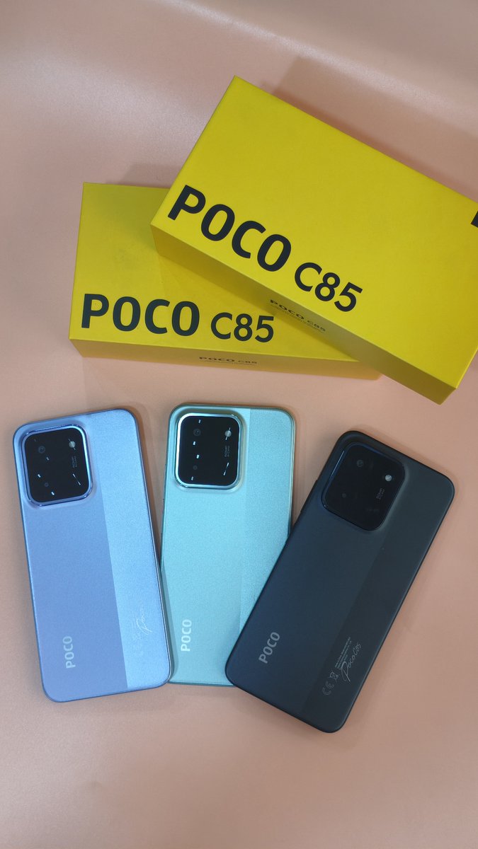 PocoNigeria's tweet image. Looking fresh and ready to be yours.
For just  ₦143,900 (6+128GB) and ₦171,900 (8+256GB)
Who want one?
#POCOC85 #POCONigeria #POCO #Phones