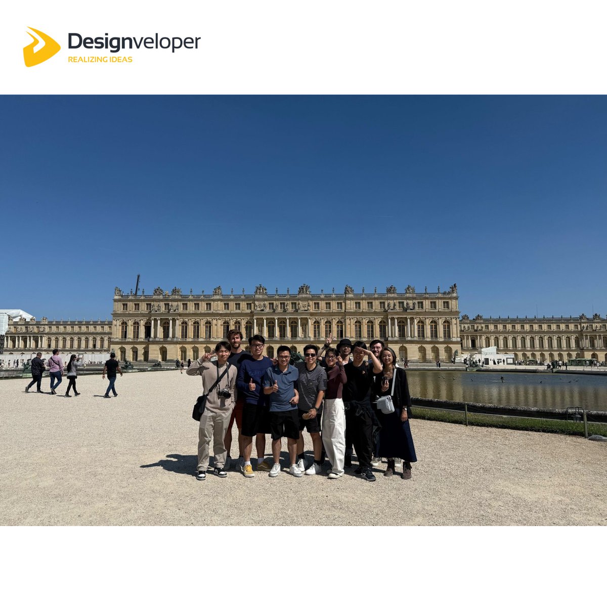 Designveloper's tweet image. 🇫🇷 Designveloper’s “Employee Exchange” in France!
Since our clients come from all over the world, we’ve built a unique “Employee Exchange” culture. Our team visits clients’ offices abroad to collaborate, share cultures, and understand each other better to build the best products…